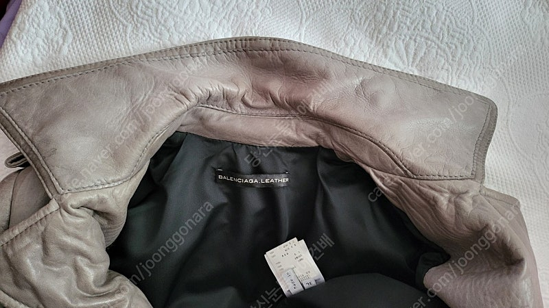 국내택 정품 발렌시아가 라이더 가죽 쟈켓 이미지