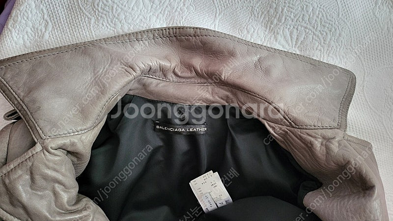 국내택 정품 발렌시아가 라이더 가죽 쟈켓--5