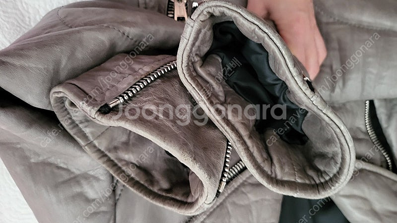 국내택 정품 발렌시아가 라이더 가죽 쟈켓--6