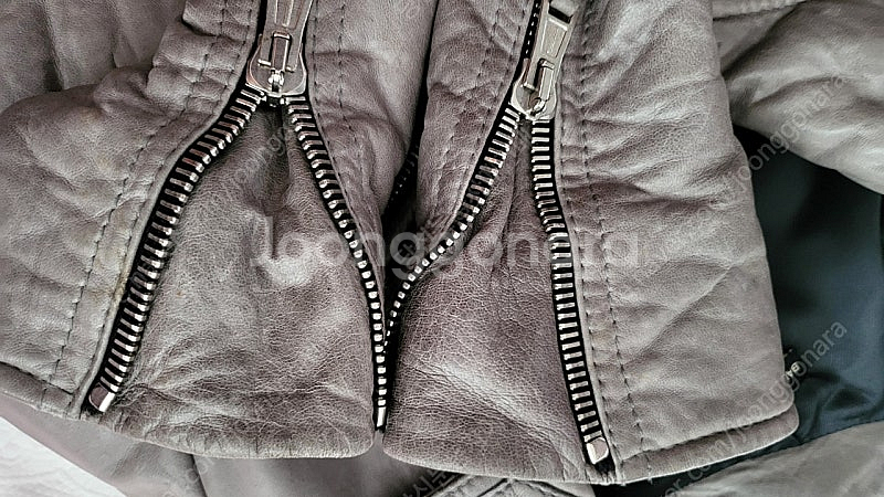 국내택 정품 발렌시아가 라이더 가죽 쟈켓--8