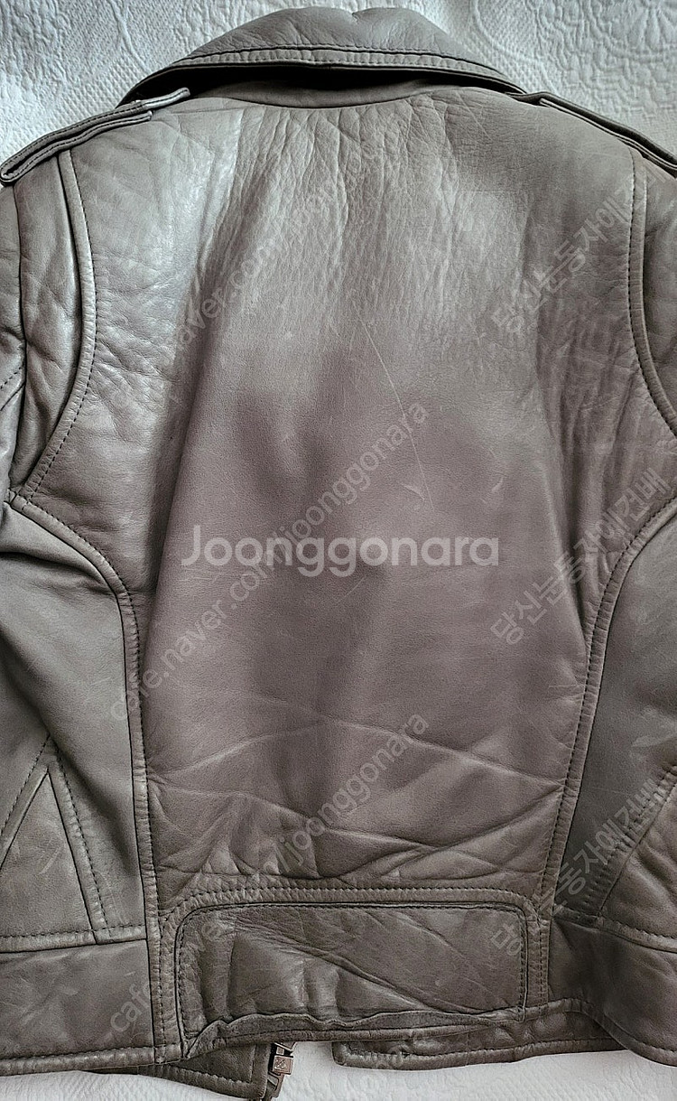 국내택 정품 발렌시아가 라이더 가죽 쟈켓--9