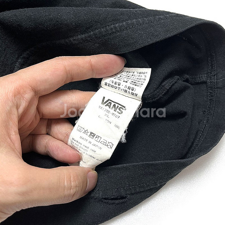 반스 파이어 로고 프린팅 긴팔티--8