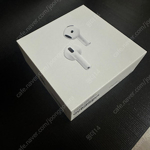 Apple 2024 에어팟 4세대 액티브 노이즈 캔슬링 블루투 스 이어폰 새제품