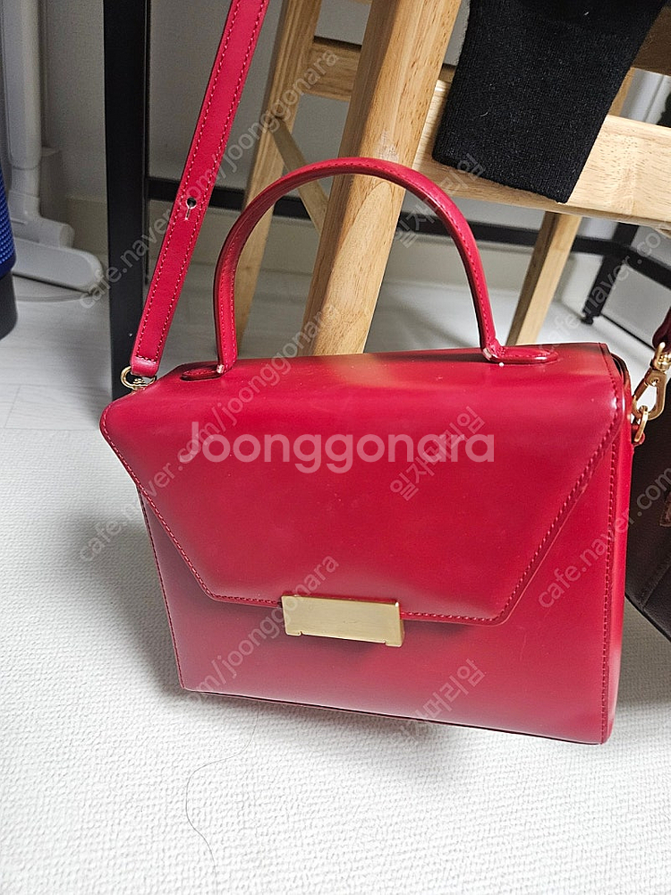 드메리엘 레터백 레드 가방--1