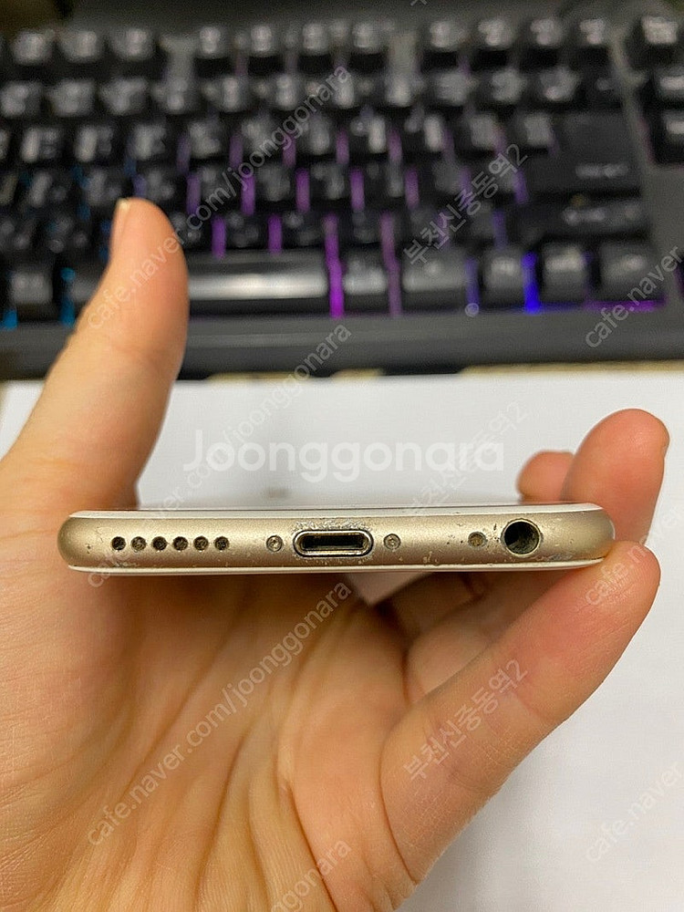 025748 아이폰6S 골드 액정SS급 64GB 무잔상...--6