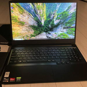 lenovo gaming3 레노버 게이밍 노트북 판매합니다(5600h, 3050gpu, ddr4 16gb,)