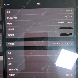 아이패드 프로 m4 13인치 7세대 + 아이펜슬프로
