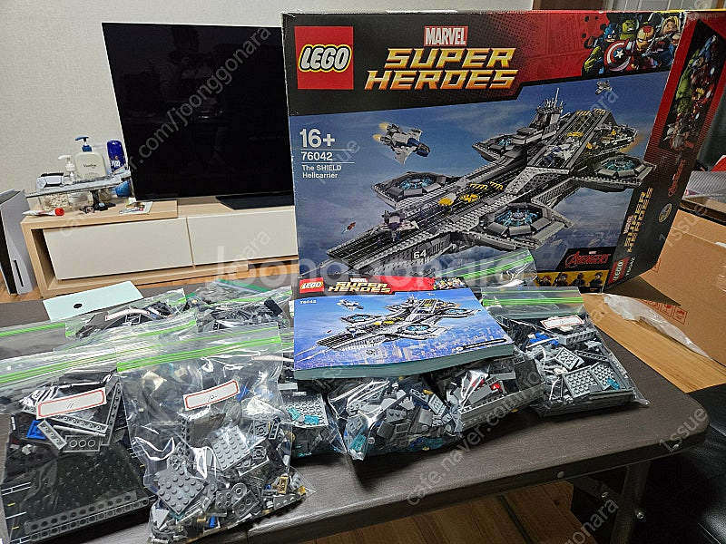 레고 1회 조립 역순분해 중고제품판매 (10291,76...--2
