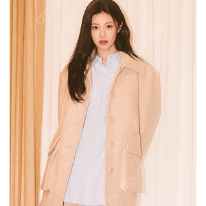 마리떼 프랑소와 하프코트 W FLUFFY WOOL HALF COAT