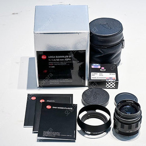 라이카 50룩스 블랙크롬 Leica Summilux 50mm ASPH black chrome