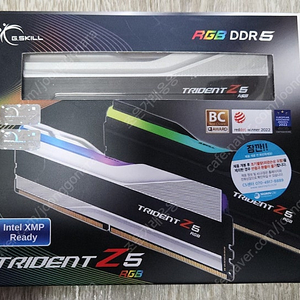 ddr5 7200 48g (24g × 2개) cl36 trident z5 rgb 서린 택포25