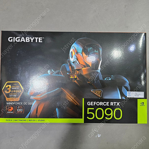 기가바이트 RTX5090 윈드포스 제이씨현 팝니다.(미개봉)