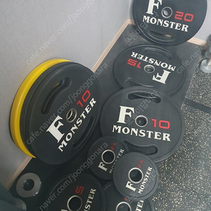 에프몬스터 중량원판 105kg 블랙