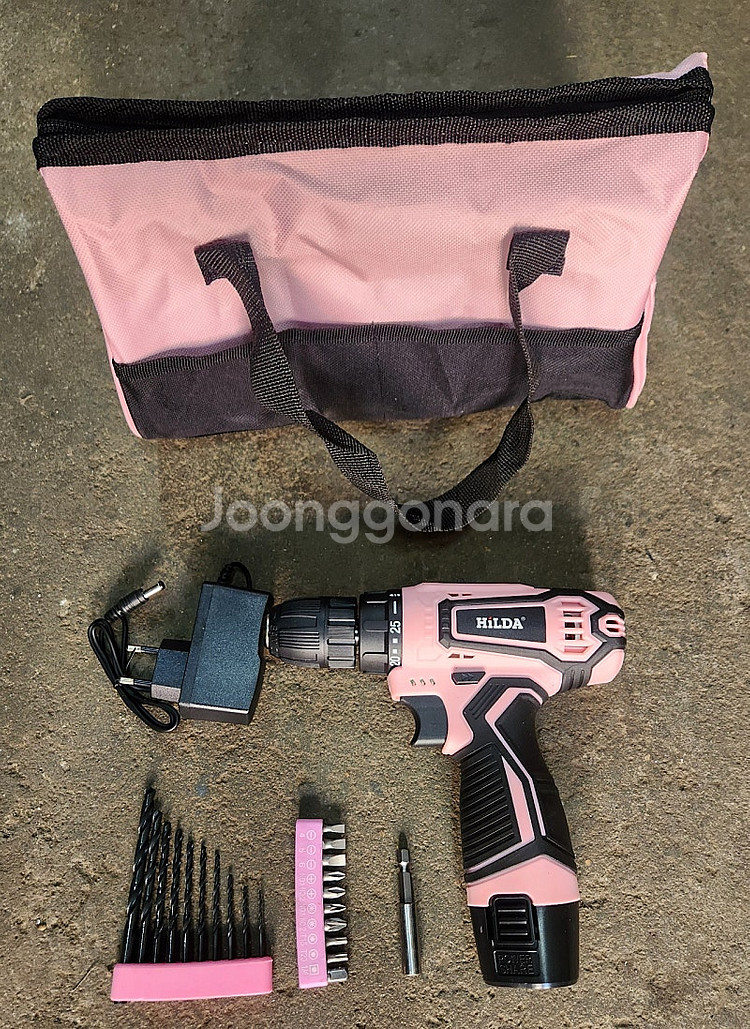 12V 무선 충전 드릴 셋트 가방 배터리 1개 충전기 ...--0