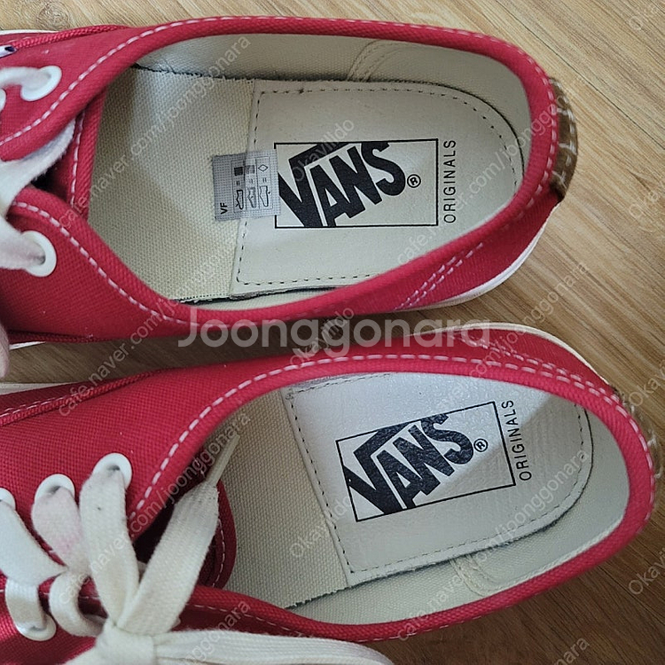 반스 볼트 OG 어센틱 LX 칠리 페퍼 레드 VN000...--8