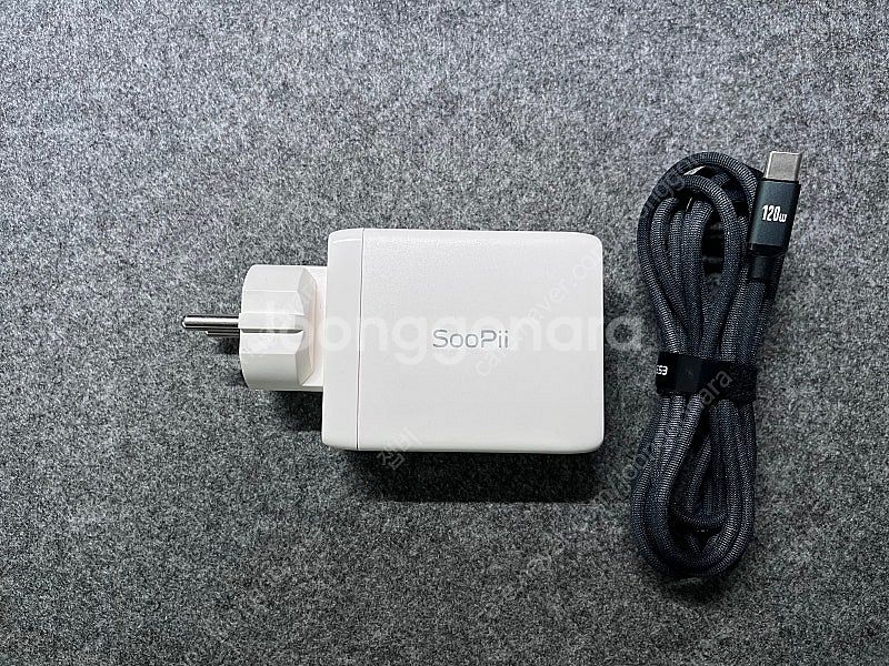 SooPii 100w 접지 충전기 + 120w 지웜 케...--0