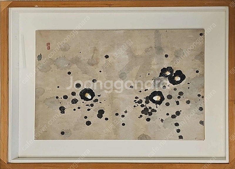 허달용 동백꽃 (동양화 미술품 그림 인테리어 거실액자)--1