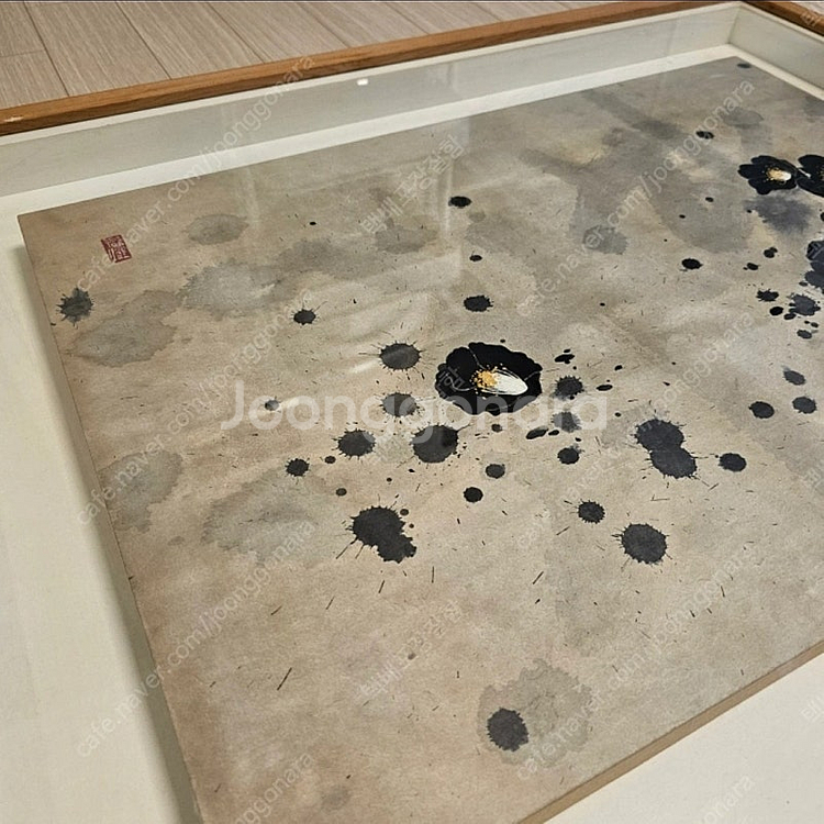 허달용 동백꽃 (동양화 미술품 그림 인테리어 거실액자)--2