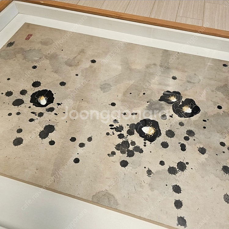 허달용 동백꽃 (동양화 미술품 그림 인테리어 거실액자)--3