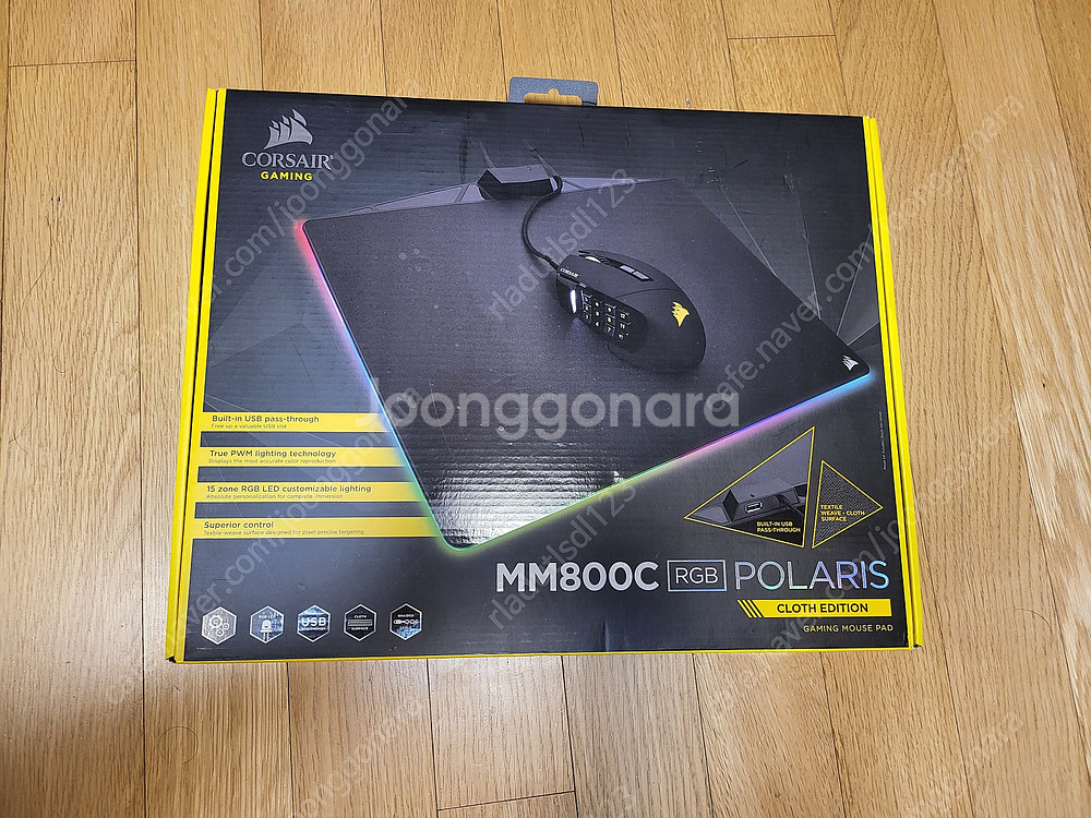 미개봉 국내정품) 커세어 마우스패드 MM800 내놓습니...--4