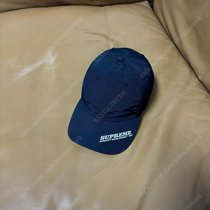 Supreme 슈프림 블랙 볼캡 모자 (Visor Logo Black)