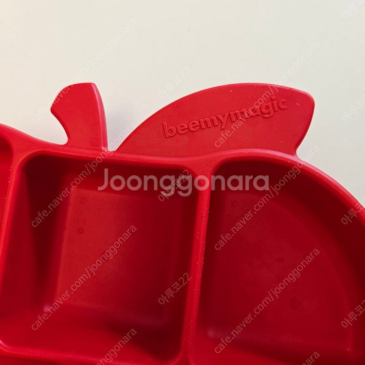 비마이매직 사과 식판 레드--1