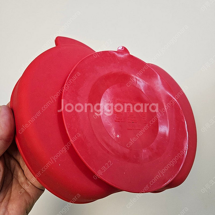 비마이매직 사과 식판 레드--2