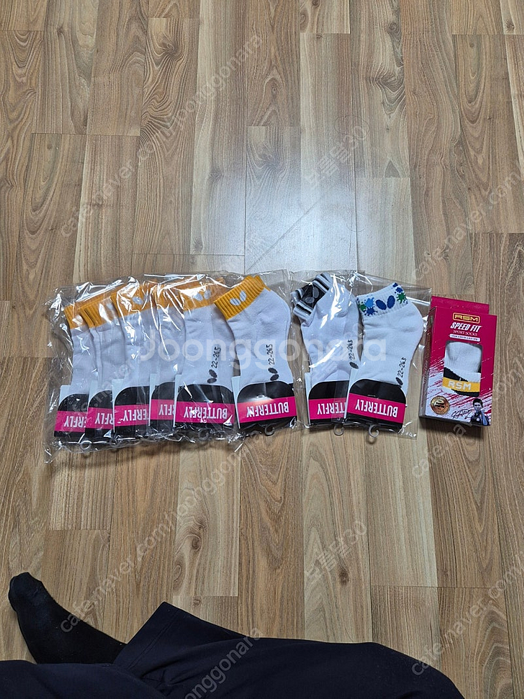 탁구양말 버터플라이 여성용팝니다.--0