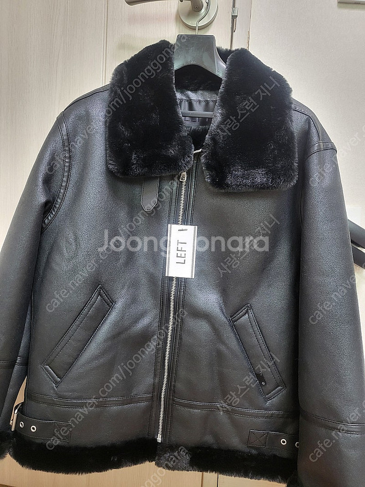 남녀공용 레프트서울블랙무스탕L(정가129000원)--0