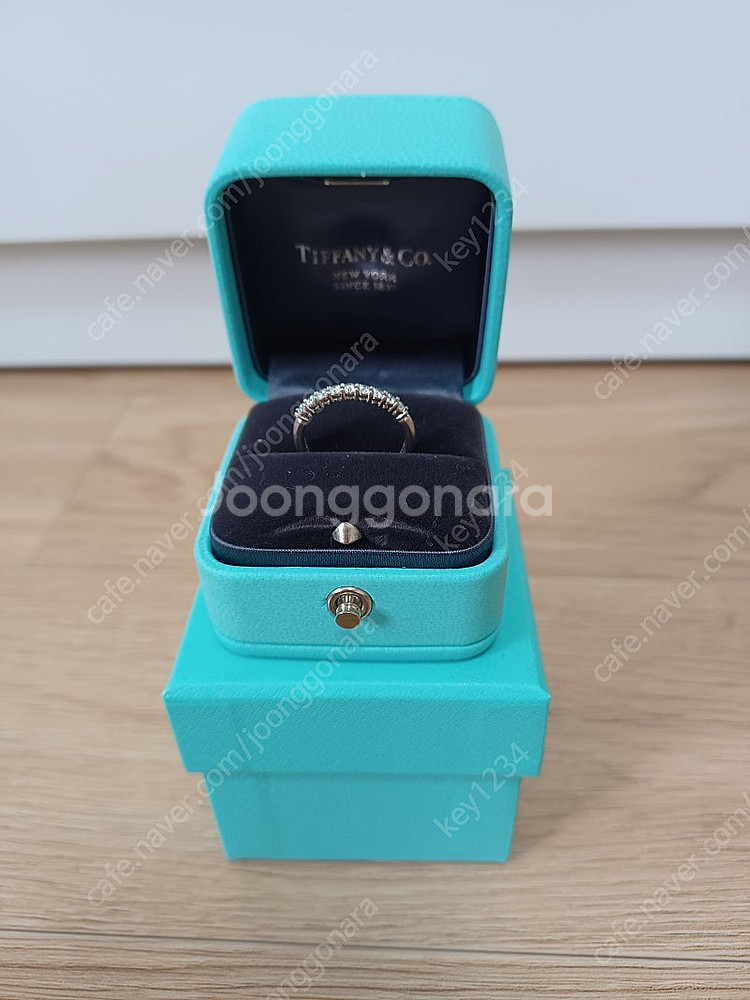티파니 포에버 임브레이스 쉐어드 9p다이아 플래티늄 가...--1