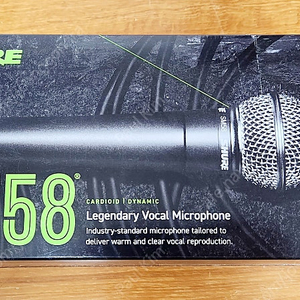 SHURE SM58SK 마이크 새제품 판매