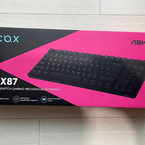 콕스 CX87 JWK H1 영문각인 키보드 팝니다