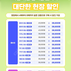 여수 유월드 루지 롱데이콤보 3장