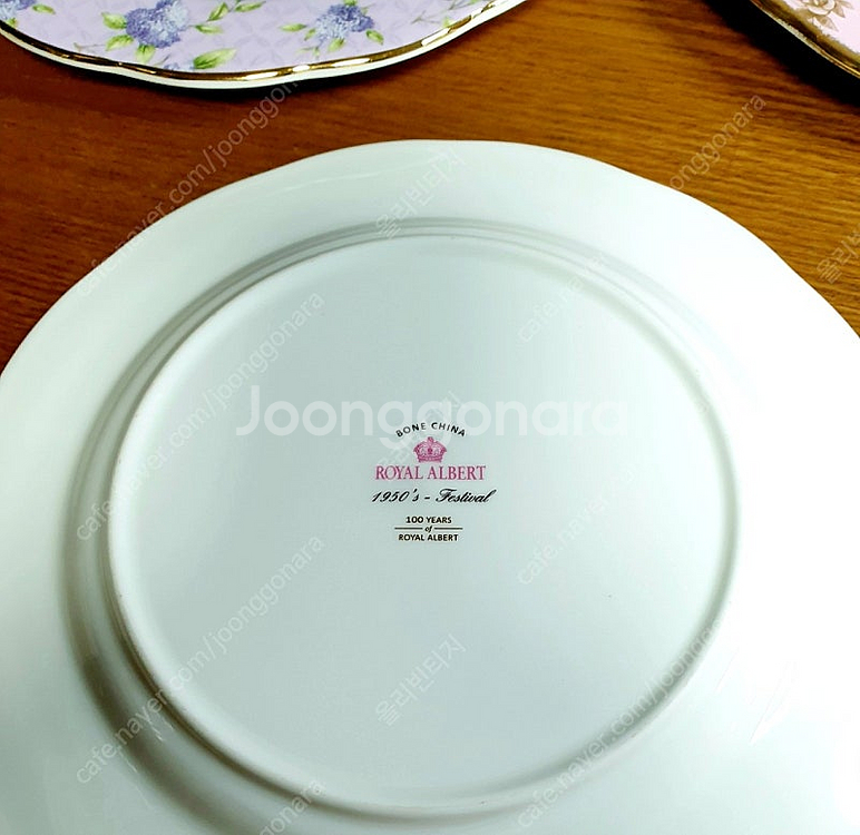 미사용) 로얄알버트 100주년 접시 5p 후기 오리지널...--6