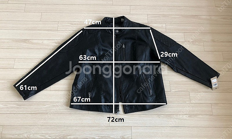 리바이스 여성 가죽가켓 2xl (Size Spec) 새제품--9