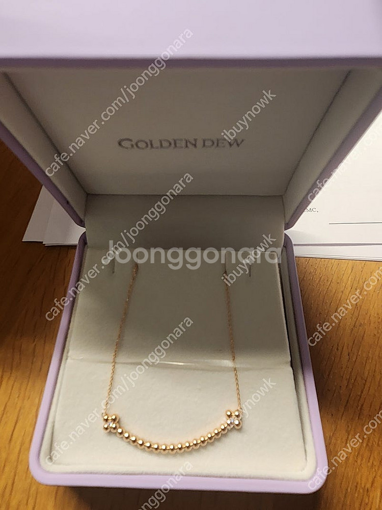 골든듀 러블리버블목걸이--1