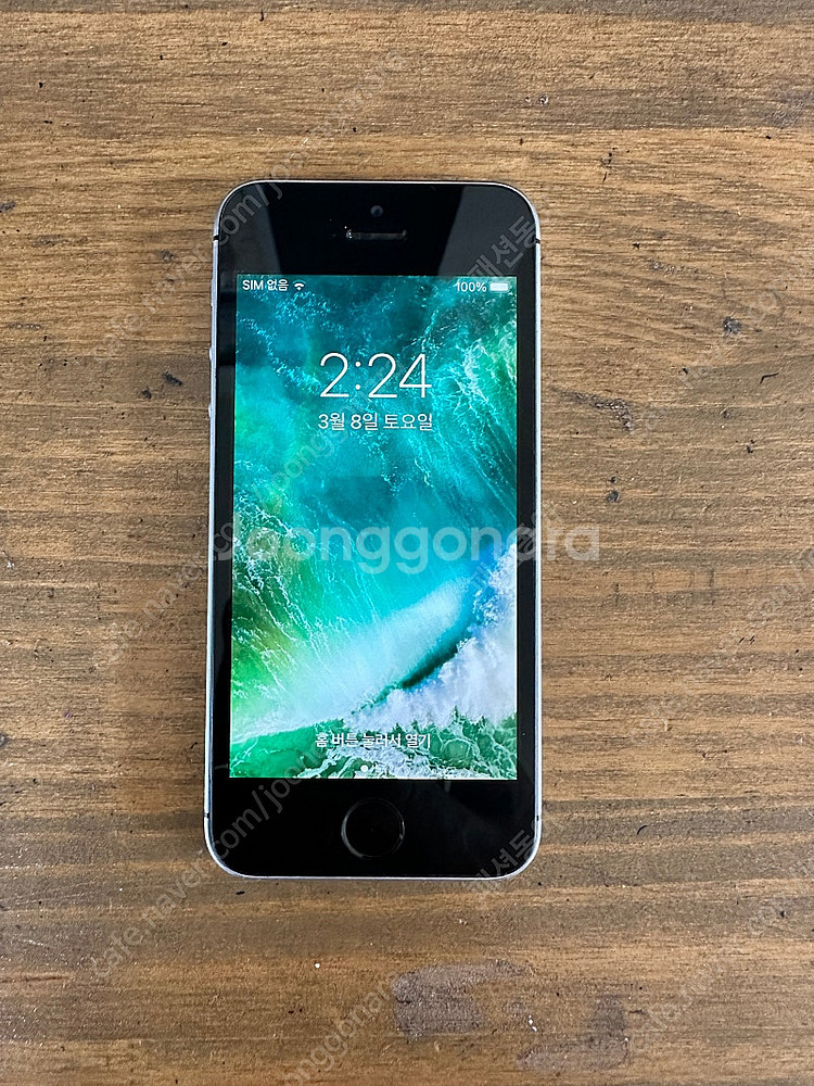 아이폰 SE1 그레이 64GB 배터리 99%--0
