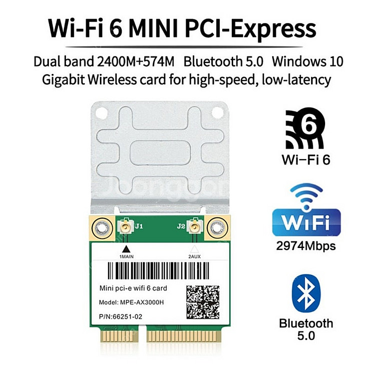 WiFi6 MPE-AX3000H 미니pci-e규격 3G...--1