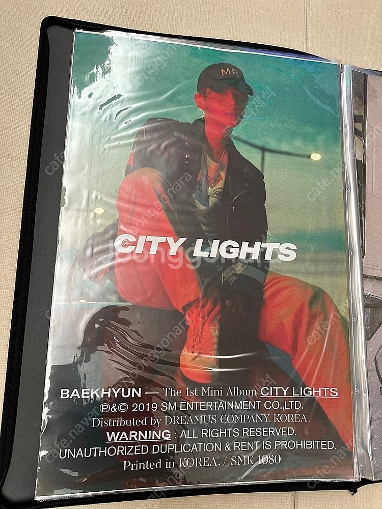 백현 city lights 미개봉 앨범 포스터 포함--2