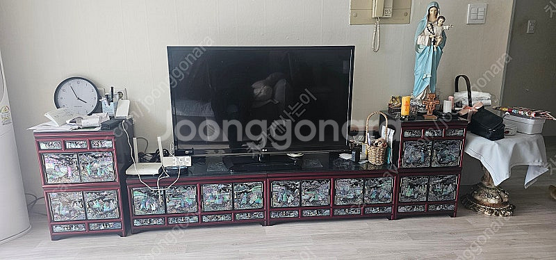 최고급 자개장 풀셋입니다.옷장 이불장 화장대.문갑 거실...--0