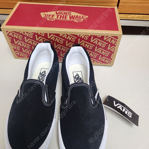 슬립온 블랙화이트(Vans Knu Slip) 250, 새상품