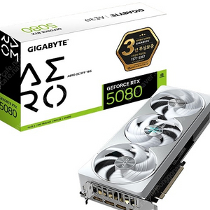 RTX 5080 aero 에어로 화이트 그래픽카드 미개봉 새상품