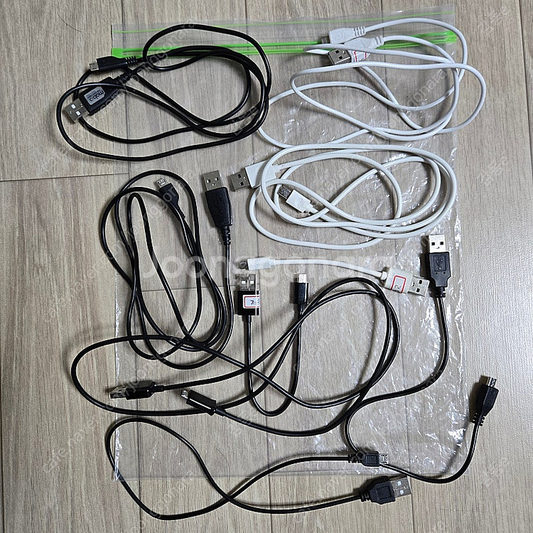 USB 케이블 (A-C, 미니, 마이크로, 변환잭..--4