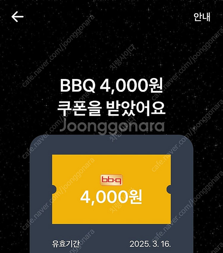bbq 4000원쿠폰->500원--0