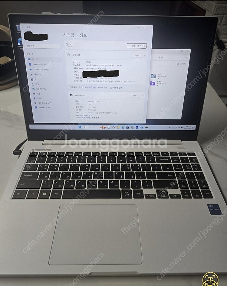 삼성노트북 플러스2화이트(NT550XDA-K14A)팝니...--1