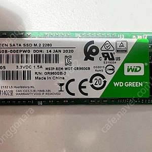 WD Green SATA M.2 2280 SSD, WDS120G2G0B, 120GB