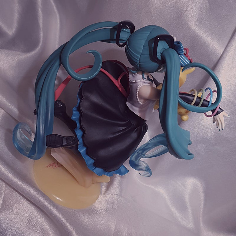 보컬로이드 하츠네 미쿠 로디 콜라보 미소녀 피규어 미쿠의날 쿠지 아크릴스탠드 일괄 이미지