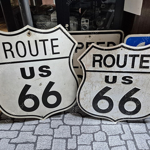 미국인들이 가장 사랑하는 도로 ROUTE US 66 메탈사인 세트