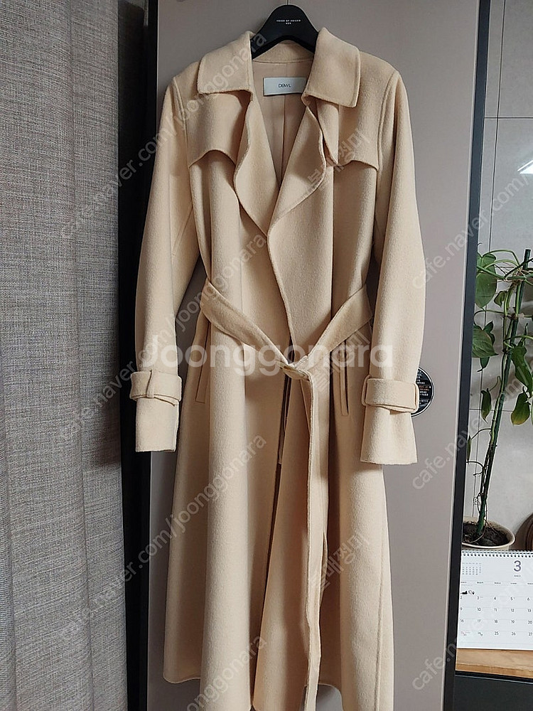 DEWL듀엘 캐시미어혼방 핸드메이드 코트--0