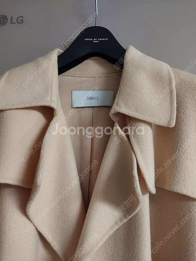 DEWL듀엘 캐시미어혼방 핸드메이드 코트--1